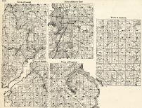 Dodge County - Lowell, Beaver Dam, Trenton, Shields, Westford, Wisconsin State Atlas 1930c